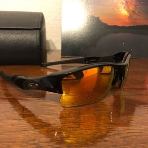 Oakley Flak Jackets. Fire lens